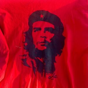 Che Guevara Vintage Silhouette Graphic Long Sleeve T Shirt